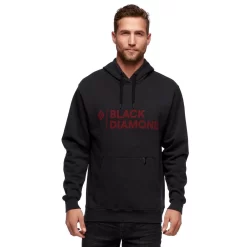 Trui Black Diamond Men Stacked Logo Hoody Black Heather -ontdek een breed assortiment van outdoor kleding 3 3129 source 1655876740