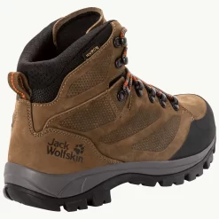 Wandelschoen Jack Wolfskin Men Rebellion Texapore Mid Brown Red -ontdek een breed assortiment van outdoor kleding 3 4051171 5346 03 f350 rebellion texapore mid m brown red 8