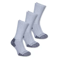 Sokken Carhartt Men All-Season Cotton Sock Gray (3 Paar) -ontdek een breed assortiment van outdoor kleding 3 EU A62 3 GRY F