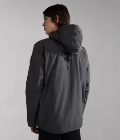 Jas Napapijri Men Rainforest Pocket 2 Dark Grey Solid -ontdek een breed assortiment van outdoor kleding 3 NA4GMDH98 ALT2