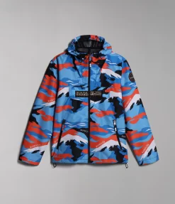 Jas Napapijri Men Rainforest Summer OP AOP Macrovulcan Fal -ontdek een breed assortiment van outdoor kleding 3 NA4H2PFAL ALT13