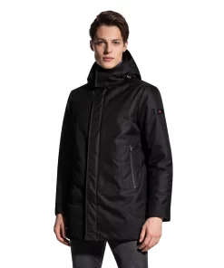 Jas Peuterey Men Piaza SL 00 Black -ontdek een breed assortiment van outdoor kleding 3 Peuterey Man Coats Technicalcottontrenchcoat Black PEU332101110733NER 3 unq18394