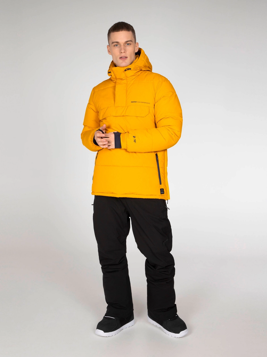 Ski Jas Protest Men Barnard Dark Yellow 7 Ski Jas Protest Men Barnard Dark Yellow - Afbeelding 5