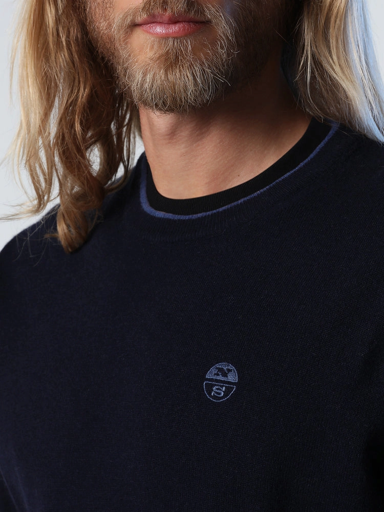 Trui North Sails Men Crewneck 12GG PO Navy Blue 5 Trui North Sails Men Crewneck 12GG PO Navy Blue - Afbeelding 3