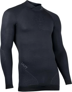 Ondershirt Uyn Men Fusyon L/S Turtleneck Black Anthracite Anthracite -ontdek een breed assortiment van outdoor kleding 3 u100076 b017 side