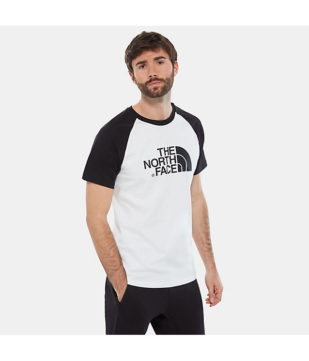 T-Shirt The North Face Men Raglan Easy Tee White Black 5 T-Shirt The North Face Men Raglan Easy Tee White Black - Afbeelding 3