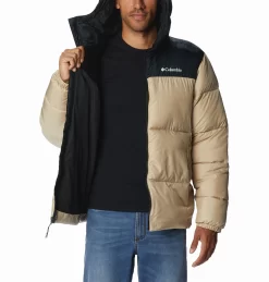 Jas Men Columbia Puffect Hooded Jacket Ancient Fossil -ontdek een breed assortiment van outdoor kleding 4 2008413 271 a3