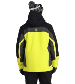 Ski Jas Spyder Men Seventy Eight Black Citron -ontdek een breed assortiment van outdoor kleding 4 221042 358 2 master M