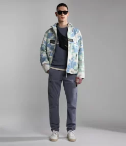 Jas Napapijri Men Rainforest Summer OP AOP Classiccamo -ontdek een breed assortiment van outdoor kleding 4 na4h2pfj5 alt2