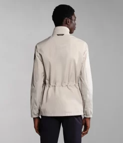 Jas Napapijri Men A-Inti Beige Silver -ontdek een breed assortiment van outdoor kleding 4 na4h5ln90 alt2