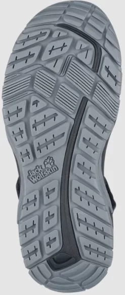 Sandaal Jack Wolfskin Men Lakewood Ride Ebony -ontdek een breed assortiment van outdoor kleding 4019021 6230 5 f380 lakewood ride sandal m ebony2028129