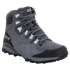 Wandelschoen Jack Wolfskin Men Refugio Texapore Mid Grey Black -ontdek een breed assortiment van outdoor kleding 4049841 6129 9 F360 refugio texapore mid m grey black