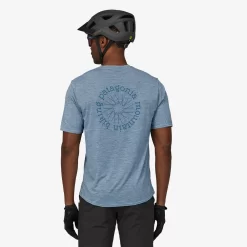 T-Shirt Patagonia Men Cap Cool Daily Graphic Shirt Lands Spoke Stencil Steam Blue X Dye -ontdek een breed assortiment van outdoor kleding 45385 slbx tl2