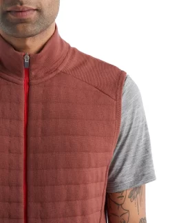 Bodywarmer Icebreaker Men ZoneKnit Insulated Vest Grape Lava -ontdek een breed assortiment van outdoor kleding 5 0A56FB383 4