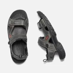Sandaal Keen Men Targhee III Open Toe Sandal Grey Black -ontdek een breed assortiment van outdoor kleding 5 1022424 PLD PDP