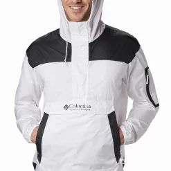 Jas Columbia Men Challenger Windbreaker White Black -ontdek een breed assortiment van outdoor kleding 5 1714291 101 a2 conversion1