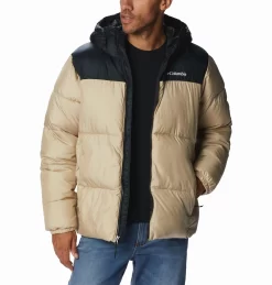 Jas Men Columbia Puffect Hooded Jacket Ancient Fossil -ontdek een breed assortiment van outdoor kleding 5 2008413 271 a4