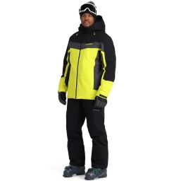 Ski Jas Spyder Men Seventy Eight Black Citron -ontdek een breed assortiment van outdoor kleding 5 221042 358 3 master M