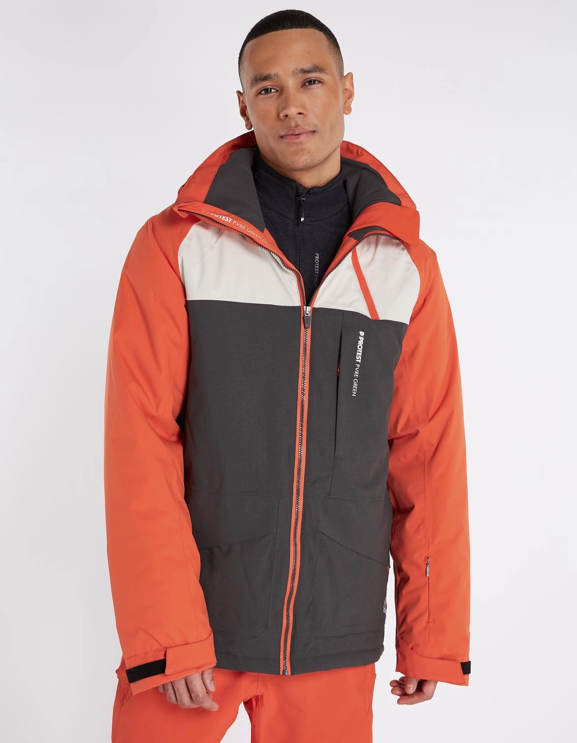 Ski Jas Protest Men Kingstong Deep Grey 7 Ski Jas Protest Men Kingstong Deep Grey - Afbeelding 5