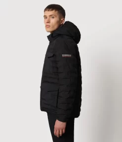 Jas Napapijri Men A-Alvar Long Black -ontdek een breed assortiment van outdoor kleding 5 NA4FUR041 ALT2