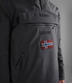 Jas Napapijri Men Rainforest Pocket 2 Dark Grey Solid -ontdek een breed assortiment van outdoor kleding 5 NA4GMDH98 ALT5