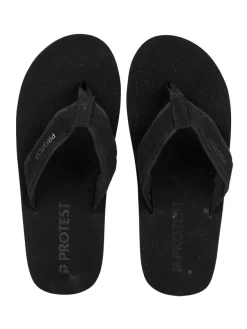Slipper Protest Men Spice Slaps True Black -ontdek een breed assortiment van outdoor kleding 5710200 290 front
