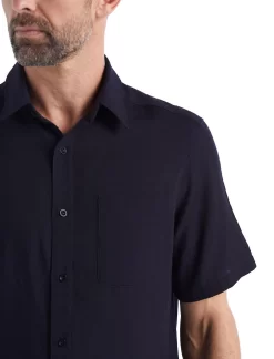 T-Shirt Icebreaker Men Steveston SS Shirt Midnight Navy -ontdek een breed assortiment van outdoor kleding 6 0A56EG401 5