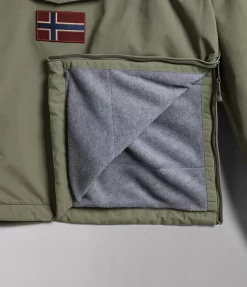 Jas Napapijri Men Rainforest Winter 3 Green Lichen -ontdek een breed assortiment van outdoor kleding 6 NA4GMCGAE ALT9
