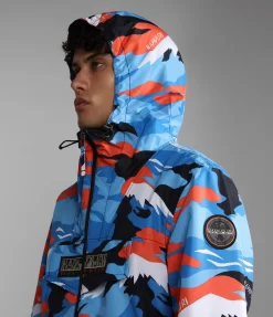 Jas Napapijri Men Rainforest Summer OP AOP Macrovulcan Fal -ontdek een breed assortiment van outdoor kleding 6 NA4H2PFAL ALT3