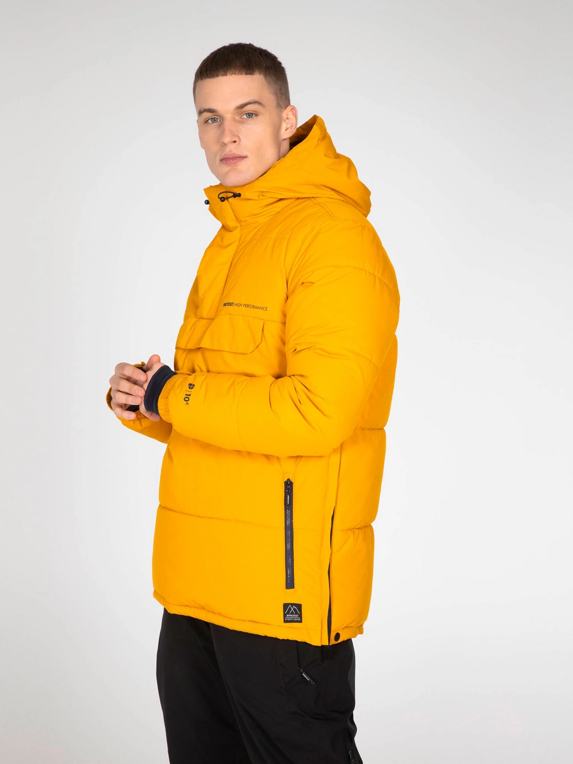 Ski Jas Protest Men Barnard Dark Yellow 10 Ski Jas Protest Men Barnard Dark Yellow - Afbeelding 8