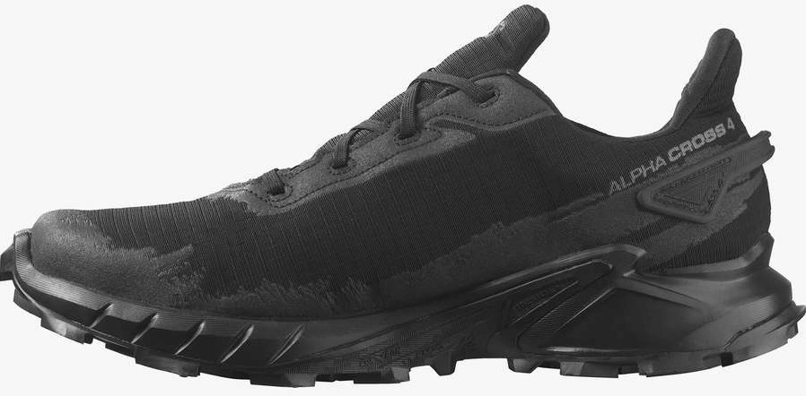 Trailrunning Schoen Salomon Men Alphacross 4 GTX Black Black Black 8 Trailrunning Schoen Salomon Men Alphacross 4 GTX Black Black Black - Afbeelding 6