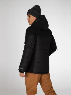 Ski Jas Protest Men Mount True Black -ontdek een breed assortiment van outdoor kleding 6711722 290 model back half 01