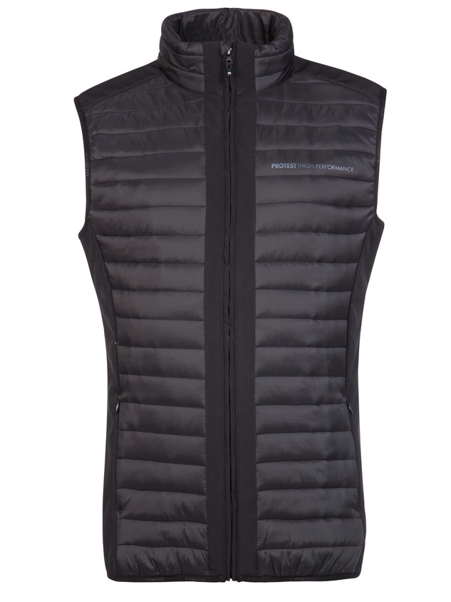 Bodywarmer Protest Men Durhams True Black 3 Bodywarmer Protest Men Durhams True Black