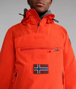 Jas Napapijri Men Rainforest Summer Pocket 3 Red Cherry -ontdek een breed assortiment van outdoor kleding 7 NA4G7CR05 ALT4