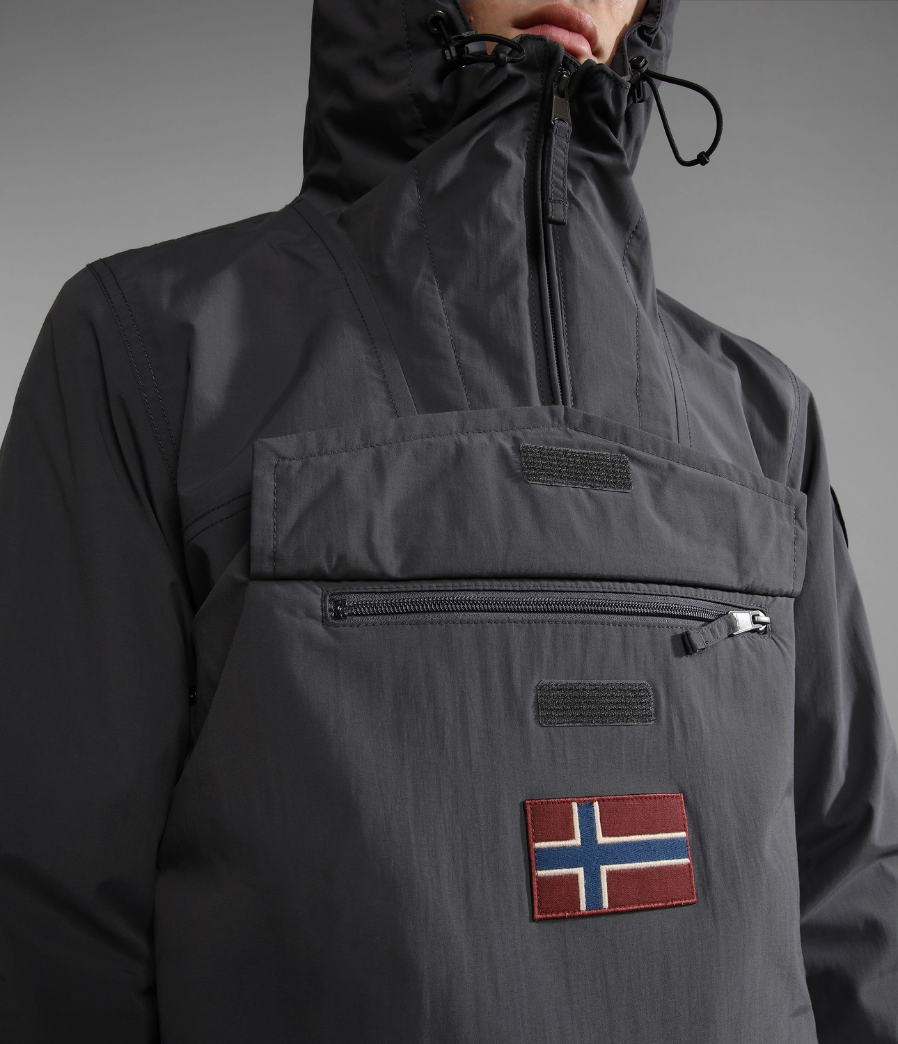 Jas Napapijri Men Rainforest Summer 3 Dark Grey Solid 9 Jas Napapijri Men Rainforest Summer 3 Dark Grey Solid - Afbeelding 7