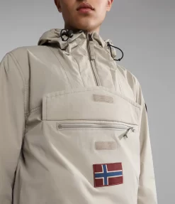 Jas Napapijri Men Rainforest Summer 3 Humus Beige -ontdek een breed assortiment van outdoor kleding 7 NA4G7DNB7 ALT4