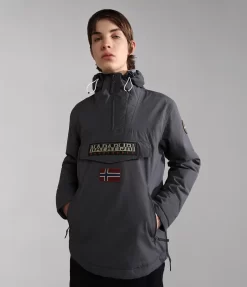 Jas Napapijri Men Rainforest Pocket 2 Dark Grey Solid -ontdek een breed assortiment van outdoor kleding 7 NA4GMDH98 HERO