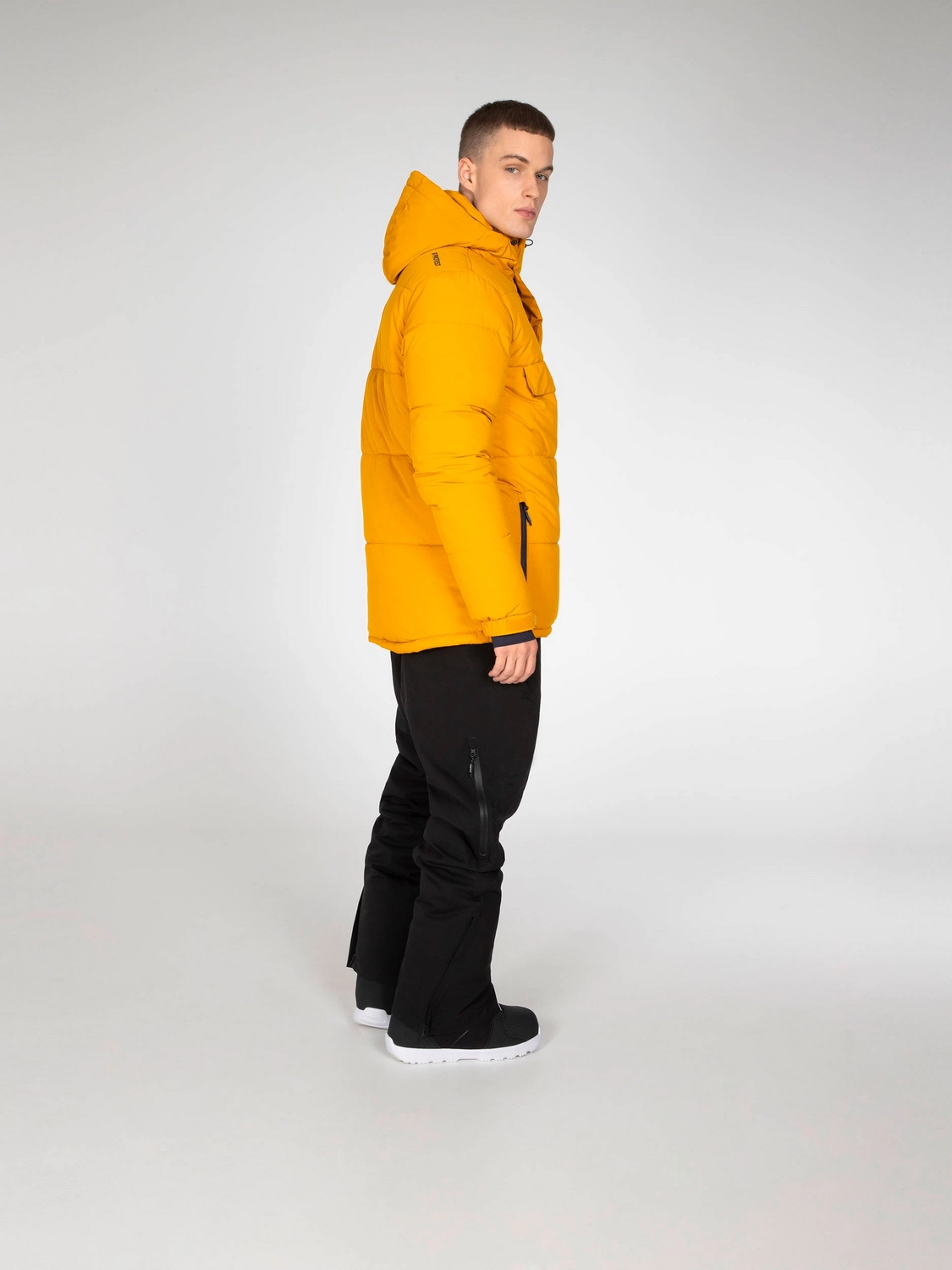 Ski Jas Protest Men Barnard Dark Yellow 11 Ski Jas Protest Men Barnard Dark Yellow - Afbeelding 9