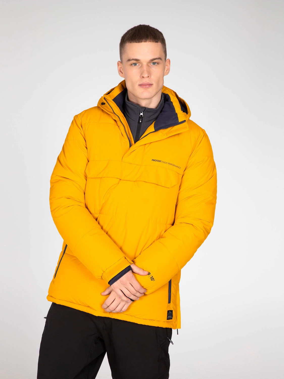 Ski Jas Protest Men Barnard Dark Yellow 12 Ski Jas Protest Men Barnard Dark Yellow - Afbeelding 10