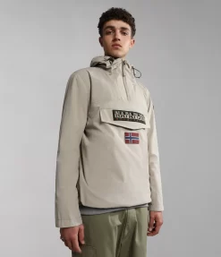 Jas Napapijri Men Rainforest Summer 3 Humus Beige -ontdek een breed assortiment van outdoor kleding 9 NA4G7DNB7 HERO