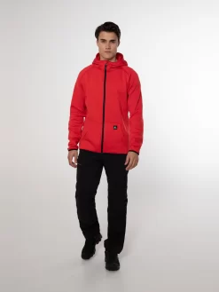 Vest Protest Men Acidil Full Zip Hoody Mars Red -ontdek een breed assortiment van outdoor kleding Acidil 2