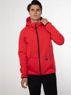 Vest Protest Men Acidil Full Zip Hoody Mars Red -ontdek een breed assortiment van outdoor kleding Acidil 4