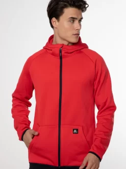 Vest Protest Men Acidil Full Zip Hoody Mars Red -ontdek een breed assortiment van outdoor kleding Acidil 6