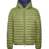Jas Save The Duck Men D3065M GIGA6 Hooded Mud Green -ontdek een breed assortiment van outdoor kleding D3065MGIGA601064 01