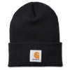 Muts Carhartt Men Acrylic Watch Hat Black -ontdek een breed assortiment van outdoor kleding EU A18 BLK