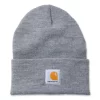 Muts Carhartt Men Acrylic Watch Hat Heather Grey
