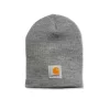 Muts Carhartt Men Acrylic Knit Hat Heather Grey -ontdek een breed assortiment van outdoor kleding EU A205 HGY