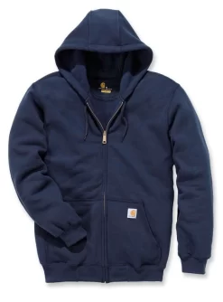 Vest Carhartt Men Zip Hooded Sweatshirt New Navy