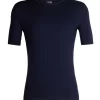 Ondershirt Icebreaker Mens 200 Oasis SS Crewe Midnight Navy -ontdek een breed assortiment van outdoor kleding FW18 MEN 200 OASIS SS CREWE 104509401 1