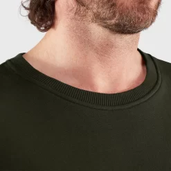 Trui Fjallraven Men Fjallraven Logo Sweater Terracotta Brown -ontdek een breed assortiment van outdoor kleding Fjallraven Logo Sweater M 84142 662 H DETAIL FJR 2